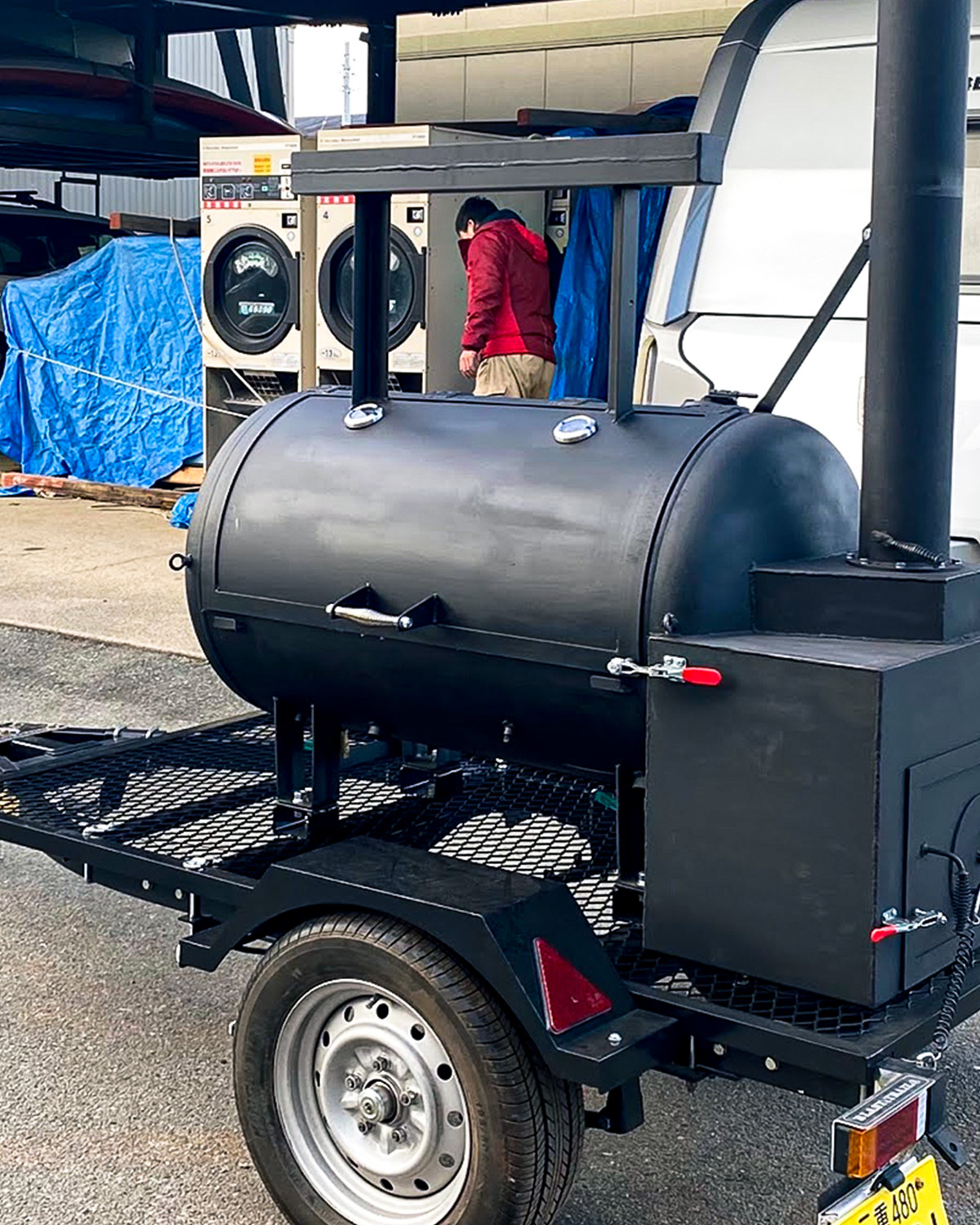 オフセットスモーカートレーラー<br>(Revarth-Flow Offset Smoker)